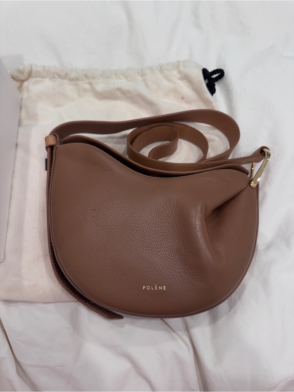 Polene Tonca Textured Duo in Camel - Picture 2 of 4